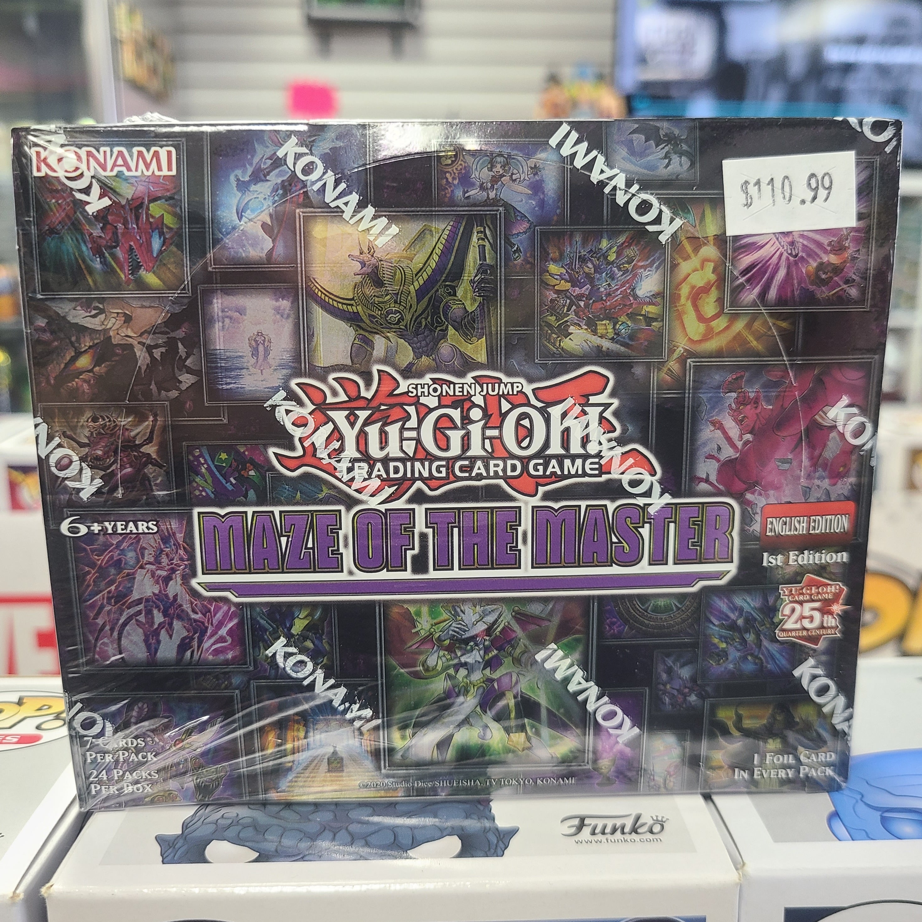 yugioh maze of the master booster box Yu-Gi-Oh! Maze of the Master Booster Box 1st Edition, 24 Packs, 7 Cards Per  Pack